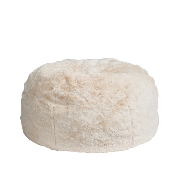 Pottery barn teen Ivory Polar Bear Faux-Fur Bean Bag Chair COVER